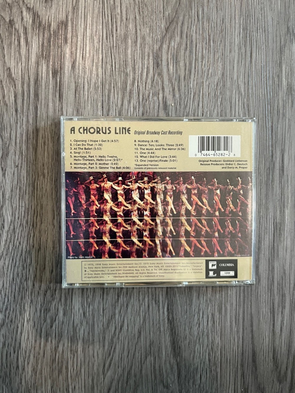 A Chorus Line Original Cast CD - Beige Cover with Stickers - Picture 4 of 4